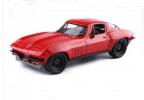 1:24 Scale Red JADA Diecast 1966 Chevrolet Corvette Model