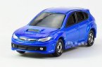 1:59 Blue Tomy NO.11 Diecast SUBARU Impreza WRX STI Toy