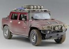 Wine Red 1:18 Scale Maisto Diecast Hummer H2 SUT Concept Model