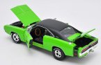 1:18 Scale Green MaiSto Diecast 1969 Dodge Charger R/T Model