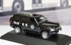 Black 1:43 Scale Police Theme Diecast Nissan Patrol Model