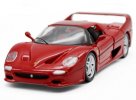 Red / Yellow 1:24 Scale Bburago Diecast Ferrari F50 Model