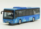 1:87 Scale Blue NO.147 Plastic Iveco Crossway City Bus Model