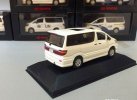 White 1:43 Scale J-collection Diecast Toyota Alphard Model