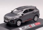 1:43 Scale Gray / Red Plastic 2022 Changan CS55 Plus SUV Model