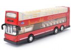 Kid Blue /Red /Orange Diecast Double Decker City Sightseeing Bus