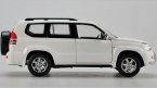 White / Silver 1:24 Scale Diecast Toyota Land Cruiser Prado