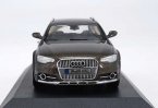 1:43 Scale Brown / Golden Diecast Audi A6 Allroad Quattro Model