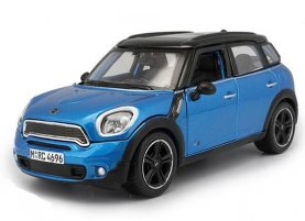 1:24 Silver / Brown / Blue Diecast Mini Cooper Countryman Model