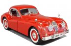 Silver / Red 1:18 Scale Diecast Jaguar XK120 1949 Model