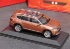 Brown 1:43 Scale Diecast 2021 VW Teramont SUV Model