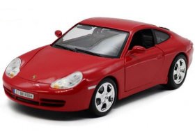 Red 1:18 Scale Bburago Diecast Porsche 911 Carrera 4 Car Model