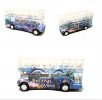 Medium Size Kids Red / Green / Blue Double Deck Tour Bus Toy