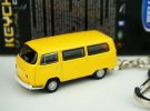 Welly 1:87 Scale Yellow / Red Kids VW Key Chain Bus Toy