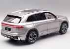 Blue / Silver 1:18 Scale Diecast 2021 Geely Xingyue L Model