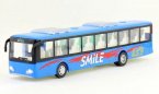 Kids Red / White / Blue Diecast City Bus Toy