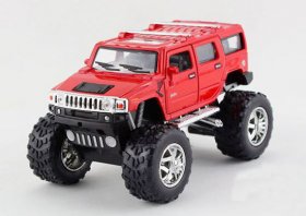 Kids Red / Blue / White / Black Big Tires Diecast Hummer H2 Toy