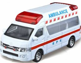 Pull-Back Function 1:32 Scale White Kids Toyota Ambulance Toy