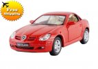 Red / Silver 1:36 Scale Kids Diecast Mercedes-Benz SLK 350 Toy