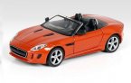 Kids White / Orange / Blue Diecast Jaguar F-Type Roadster Toy