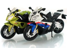 Maisto BMW S1000RR Motor 1:12 Scale Blue-White / Yellow