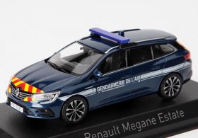 Blue NOREV 1:43 Police Diecast Renault Megane Estate Model