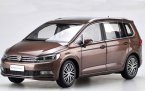 1:18 Blue / Orange / Brown 2016 Diecast VW New Touran L Model