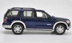 1:18 Welly Blue Diecast 2006 Ford Explorer Eddie Bauer Model