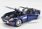 Black / Red 1:24 Scale Maisto Diecast BMW Z8 Model