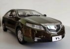 Black / Wine Red 1:18 Scale Diecast 2009 Acura TL Car Model