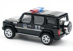 1:64 Scale Black Police Diecast 2016 BAIC ORV BJ80 SUV Model