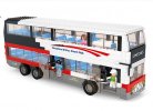 741 Pieces White ABS Plastics Educational Building Block Bus Toy