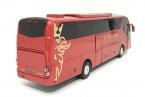 1:42 Scale Red Diecast Higer A90 Coach Bus Model