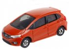 Kids 1:61 Scale Orange Tomy Tomica NO.66 Diecast Honda Fit Toy