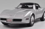 Black /White /Silver /Red 1:18 Diecast Chevrolet Corvette Model