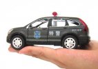 1:32 Kids White / Black Police Theme Diecast Honda CR-V Toy