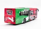 Red-Green 1:43 Scale Hangzhou City Diecast LOVE Bus Model