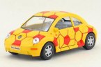 1:32 Scale Yellow / Blue / Red Kids Diecast VW Beetle Toy