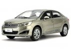 White 1:18 Scale Diecast Citroen C4L Model