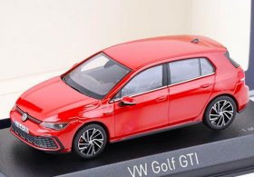Red 1:43 Scale NOREV Diecast VW Golf 8 GTI Model