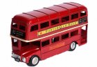 Red 7 Inch NO.52 Routemaster London Double Decker Bus Model