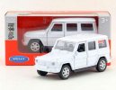 White / Black Kids Welly 1:36 Diecast Mercedes Benz G63 AMG Toy