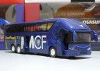 Blue Malaga F.C. Painting Kids Diecast Coach Bus Toy