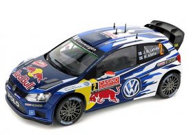 Blue 1:18 Scale NOREV NO.2 Diecast VW Polo R WRC Model