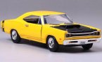 Red / Yellow 1:24 Diecast 1969 Dodge Coronet Super Bee Model