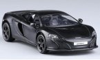 Matte Black 1:36 Scale Diecast McLaren 650S Car Toy