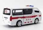 White 1:32 Scale Ambulance Kids Diecast Toyota Hiace Toy