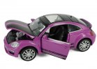 Purple / Red / Yellow 1:32 Scale Diecast VW Beetle GSR Toy