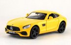 Kids 1:36 Red / Yellow Diecast Mercedes Benz AMG GTS Car Toy