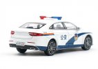 1:64 Scale White Police Diecast 2021 Geely Preface Model